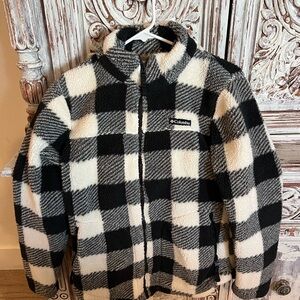 Columbia zip up jacket.